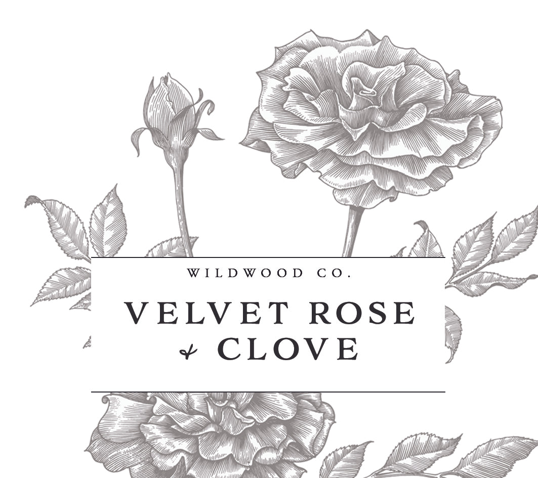 VELVET ROSE + CLOVE with Geranium + Cinnamon Leaf | 180g