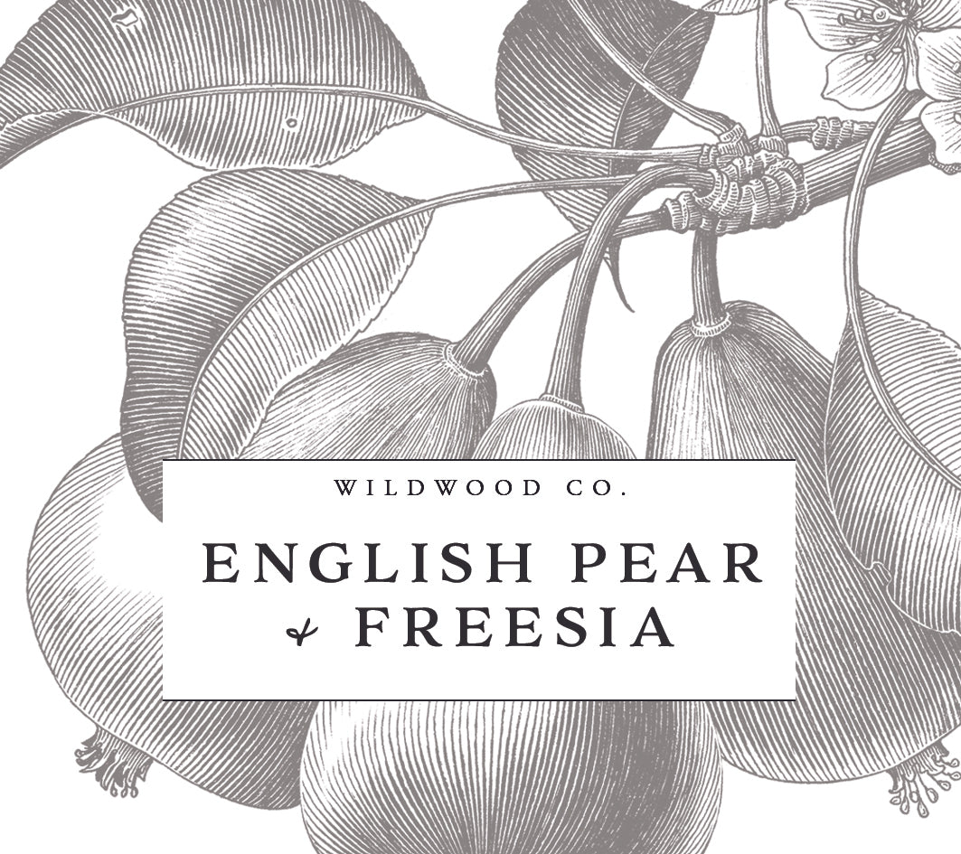 ENGLISH PEAR + FREESIA with Rose, White Musk + Patchouli | 180g