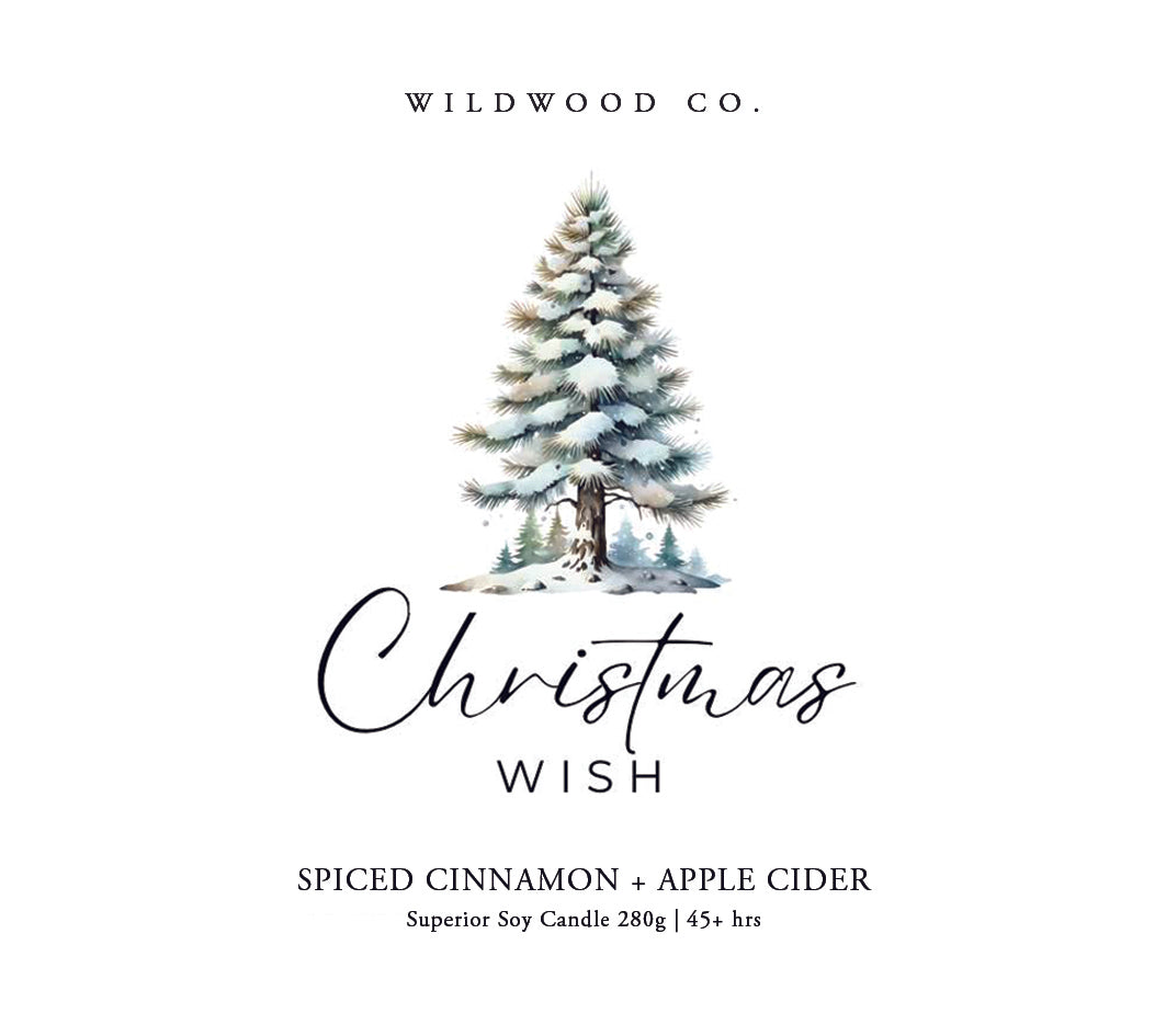 CHRISTMAS WISH | Spiced Cinnamon + Apple Cider | 180g - PRE-ORDER W/S