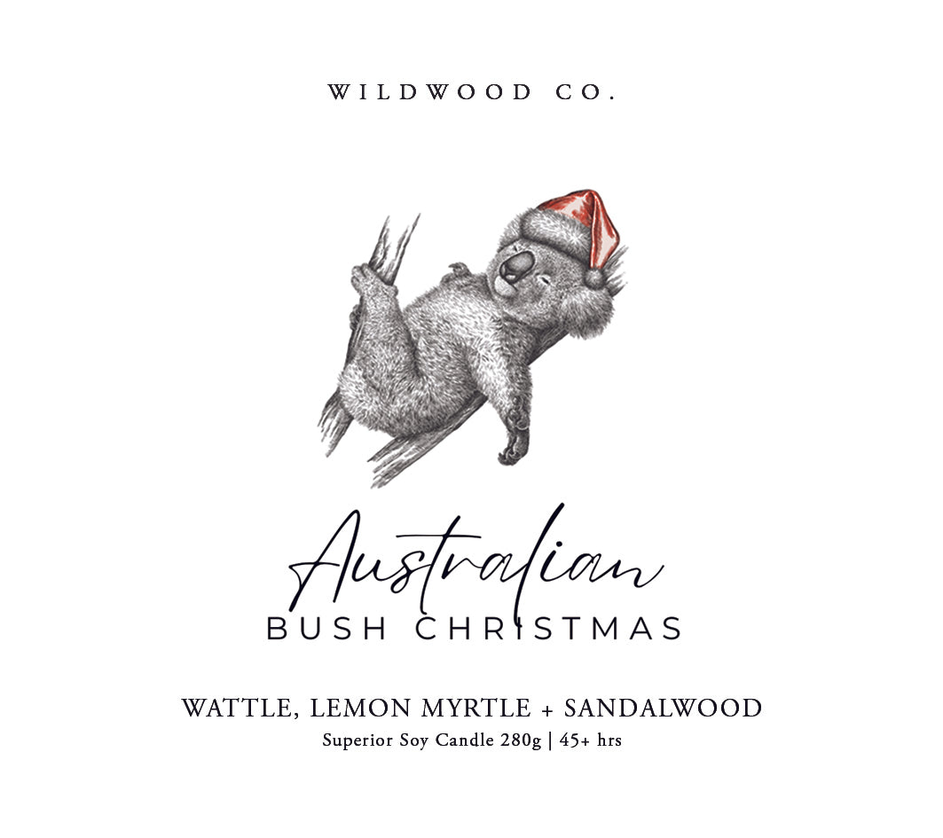 AUSTRALIAN BUSH CHRISTMAS with Wattle, Lemon Myrtle + Sandalwood W/S