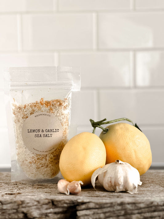 LEMON + GARLIC SEA SALT