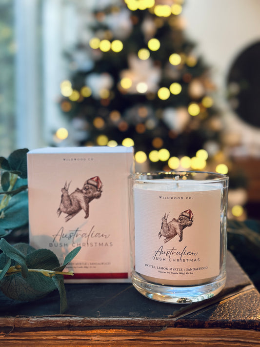 AUSTRALIAN BUSH CHRISTMAS with Wattle, Lemon Myrtle + Sandalwood