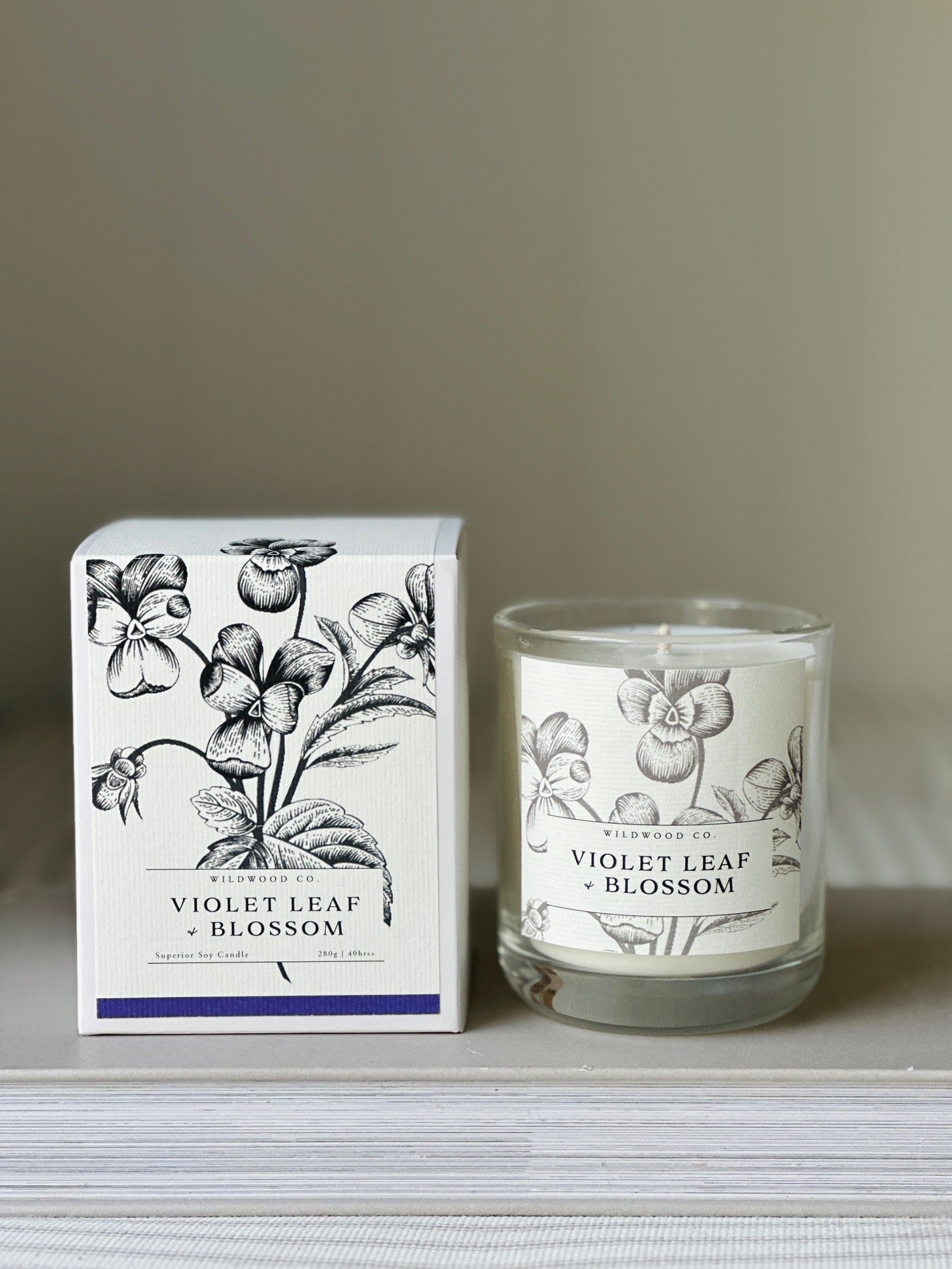 VIOLET LEAF & BLOSSOM with Lily of the Valley + Cedarwood