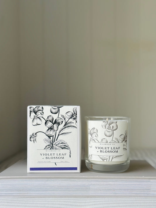 VIOLET LEAF & BLOSSOM with Lily of the Valley + Cedarwood