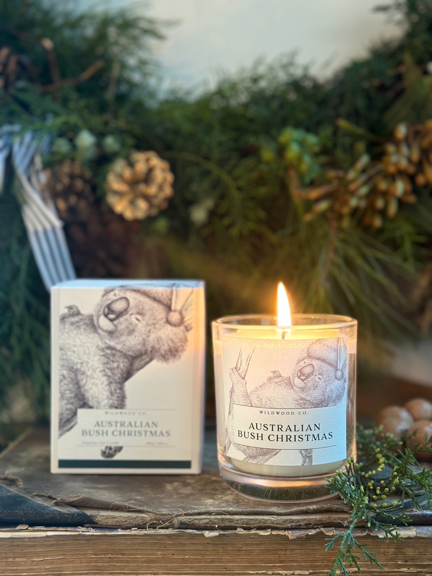 AUSTRALIAN BUSH CHRISTMAS with Wattle, Lemon Myrtle + Sandalwood W/S